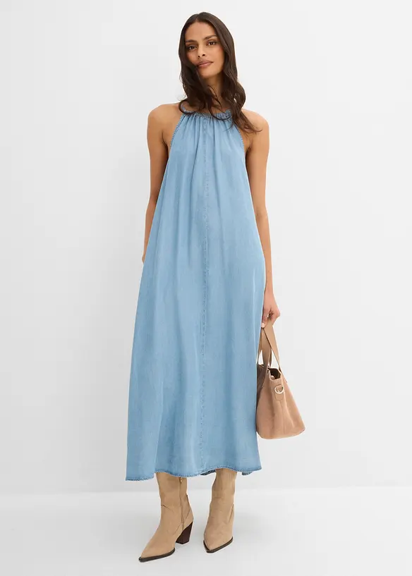 Robe en jean Lyocell fluide, bonprix