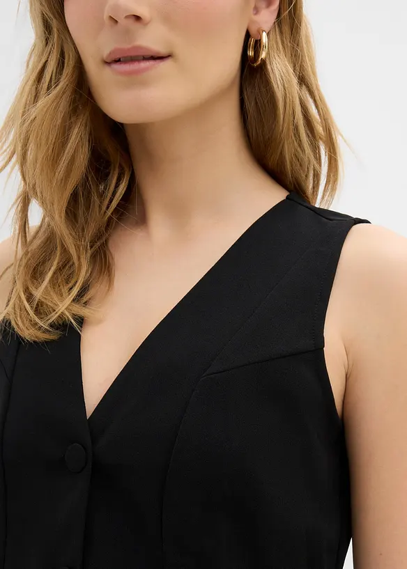 Gilet sans manches en Interlock, bonprix