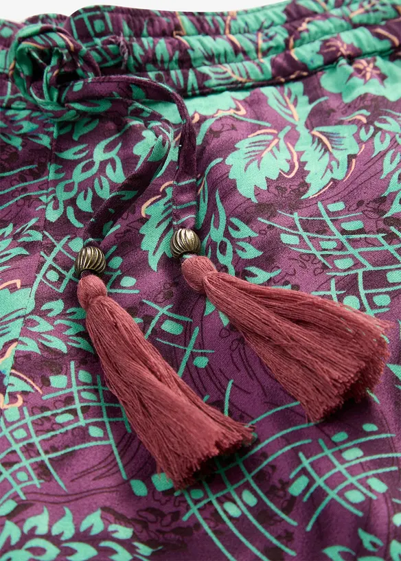 Pantalon palazzo en viscose fluide, bonprix