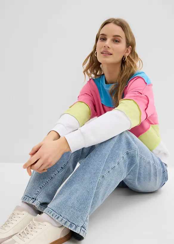 Sweat-shirt doux, bonprix