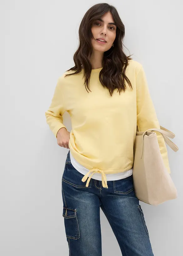 Cargo Jeans, Mid Waist, Stretch, bonprix