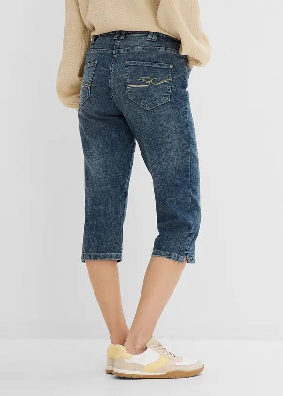 Straight Jeans, Mid Waist, Stretch, bonprix