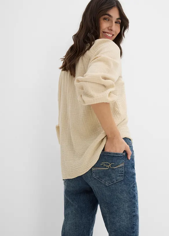 Straight Jeans, Mid Waist, Stretch, bonprix