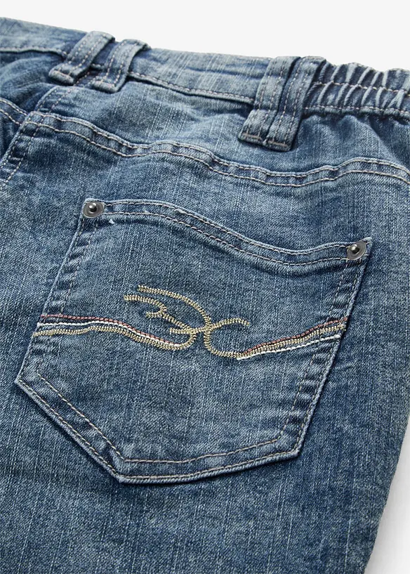 Straight Jeans, Mid Waist, Stretch, bonprix