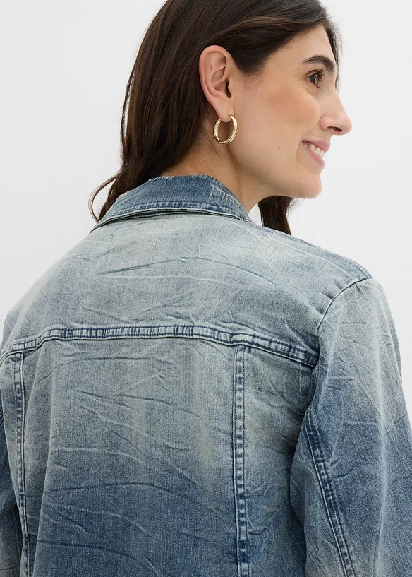 Jeansjacke mit Kapuze, bonprix