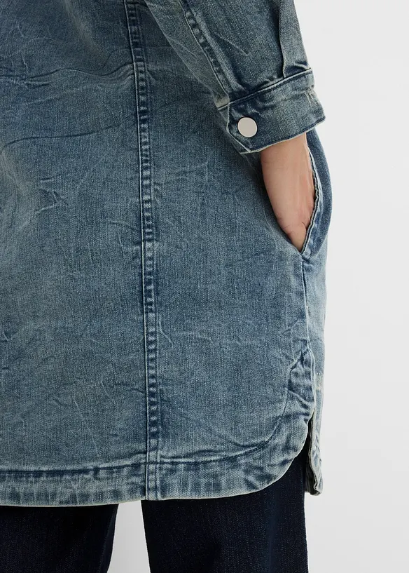 Jeansjacke mit Kapuze, bonprix