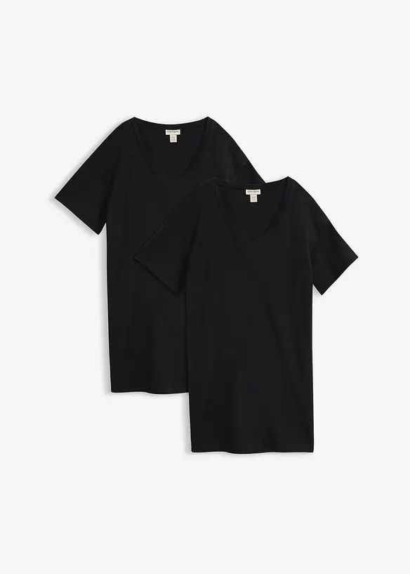 Lot de 2 robes oversize 100% coton, bonprix