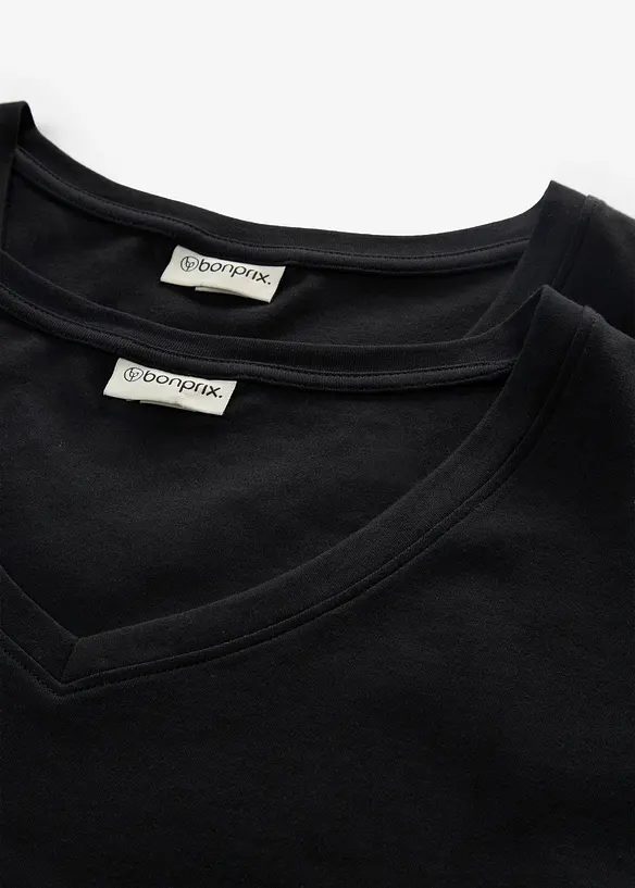 Lot de 2 robes oversize 100% coton, bonprix