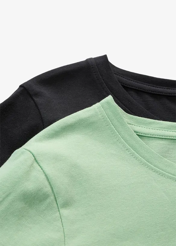 Lot de 2 robes en jersey 100% coton, bonprix