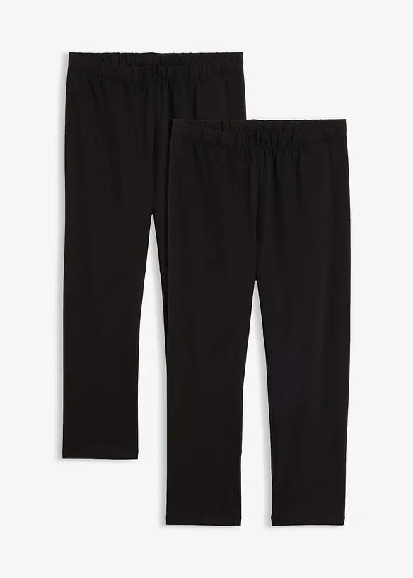 Lot de 2 leggings corsaire, bonprix