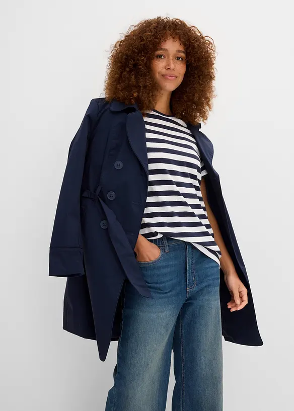 Rundhals-T-Shirt (2er Pack), bonprix