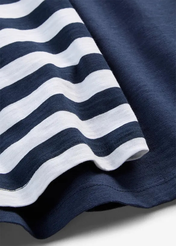 Rundhals-T-Shirt (2er Pack), bonprix