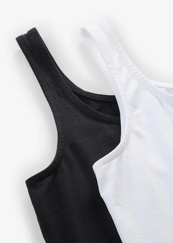 Lot de 2 tops, bonprix