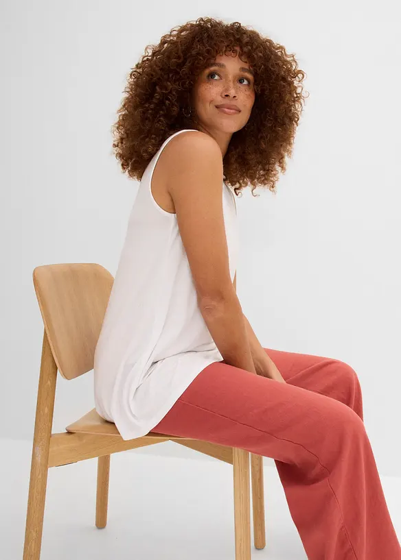 Lot de 2 d&eacute;bardeurs longs en viscose douce, bonprix