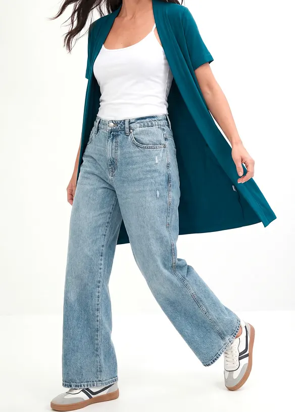 Gilet doux en jersey viscose, bonprix