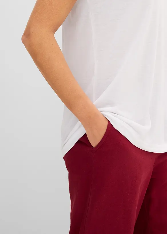 T-shirt &agrave; col en V, bonprix