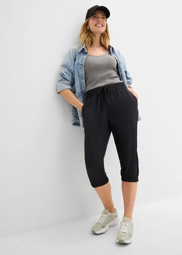 Pantalon fonctionnelle, longueur corsaire, s&eacute;chage rapide, bonprix