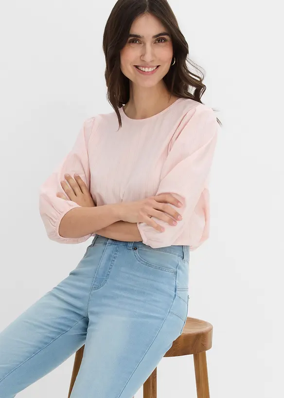 Jean bootcut taille mi-haute, sculptant, bonprix