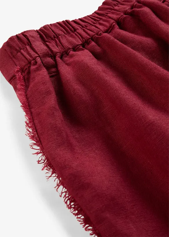 Pantalon large en lin, bonprix