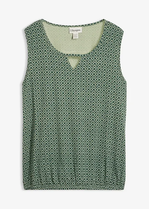 Top avec base &eacute;lastiqu&eacute;e, bonprix