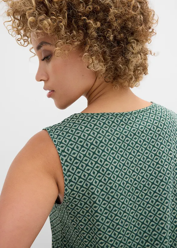 Top avec base &eacute;lastiqu&eacute;e, bonprix