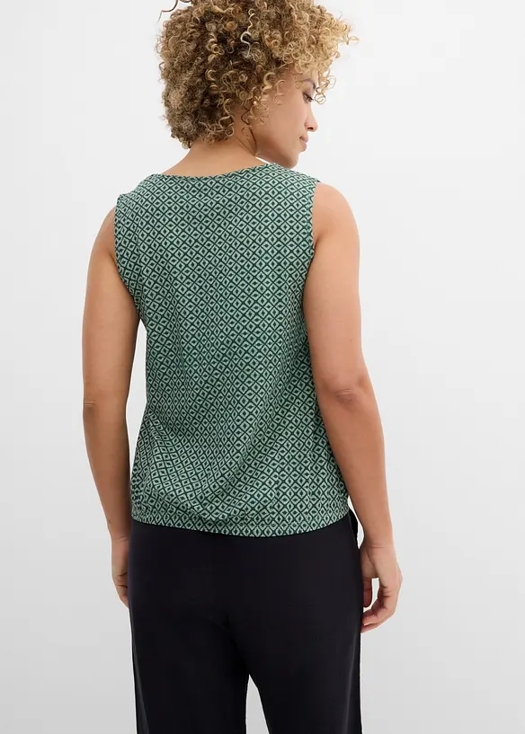 Top avec base &eacute;lastiqu&eacute;e, bonprix