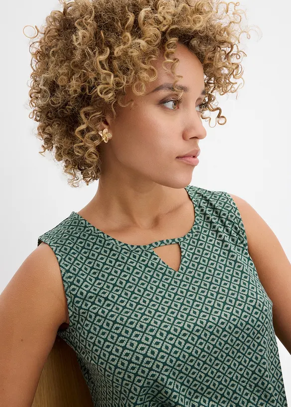 Top avec base &eacute;lastiqu&eacute;e, bonprix