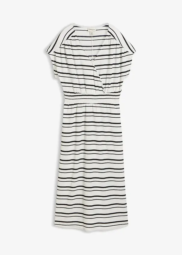 Jerseykleid aus luftigem Cr&ecirc;pe, bonprix