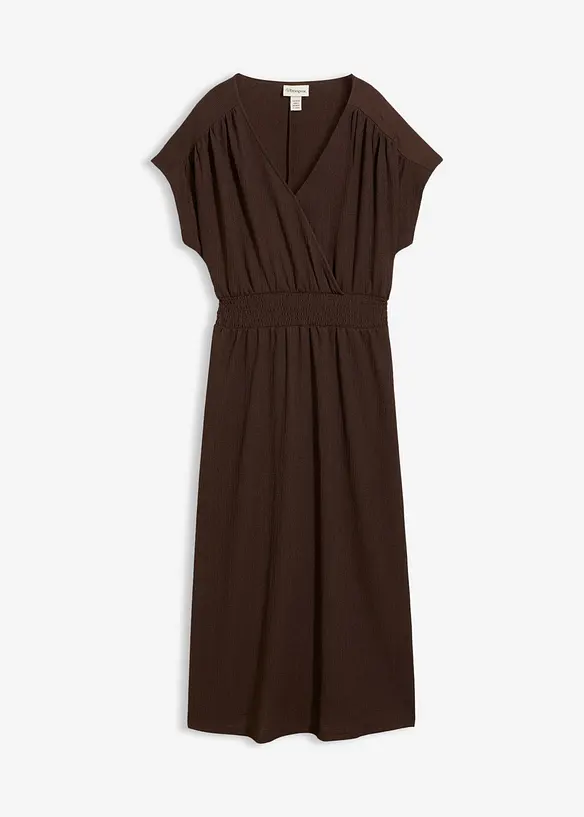 Jerseykleid aus luftigem Cr&ecirc;pe, bonprix