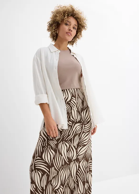 Jersey-Rock aus Bio-Baumwolle mit Stretch, bonprix