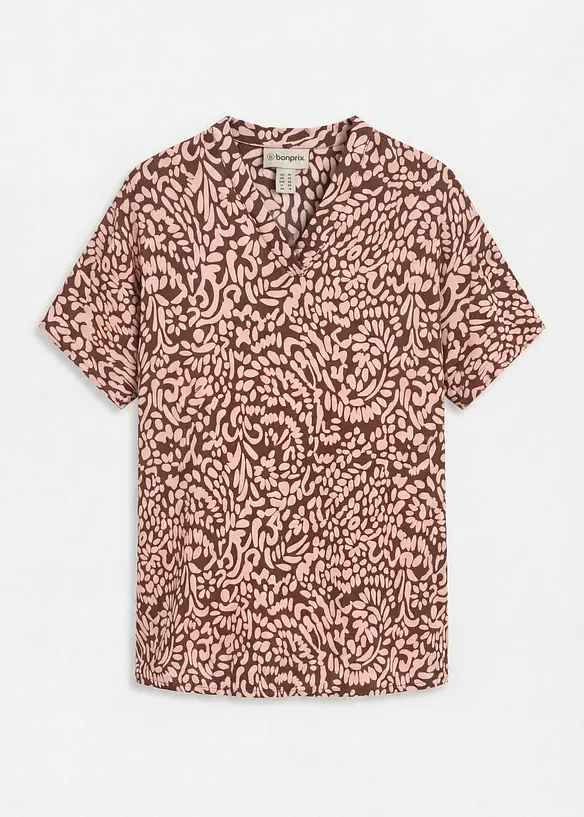 Tunikabluse aus flie&szlig;ender Viskose, bonprix