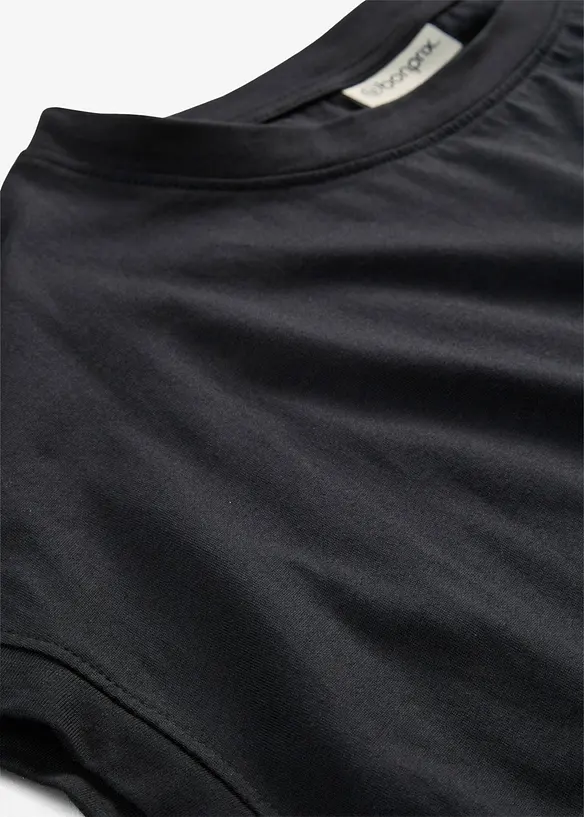 T-shirt long 100% coton, bonprix