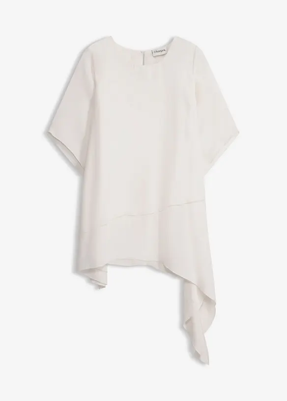 Blouse &agrave; pans, look superpos&eacute;, bonprix