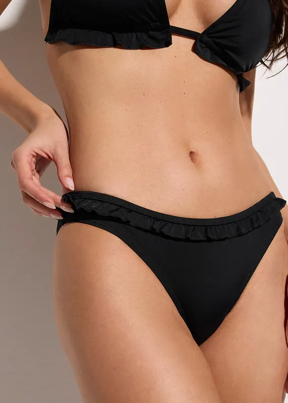 Neckholder-Bikini mit R&uuml;schen (2-tlg.Set), bonprix