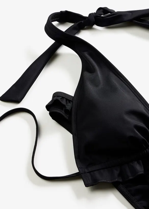 Neckholder-Bikini mit R&uuml;schen (2-tlg.Set), bonprix
