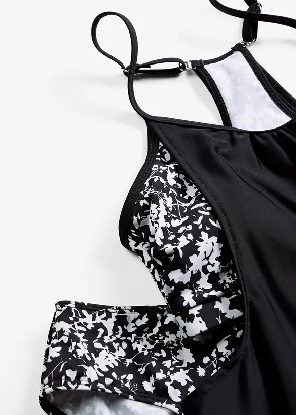 Tankini mit spezieller R&uuml;ckenl&ouml;sung (2-tlg.Set), bonprix