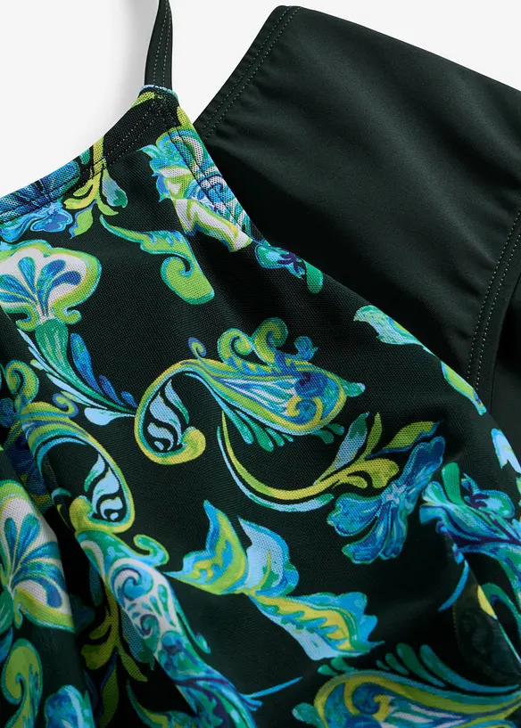 Tankini en mesh imprim&eacute; (ens. 2 pces), bonprix