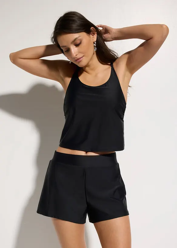 Tankini mit Badeshorts schnelltrocknend (2-tlg.Set), bonprix