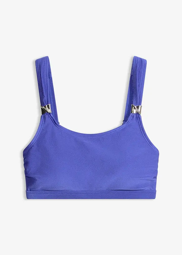 Bustier-Bikinioberteil aus gl&auml;nzendem Material, bonprix