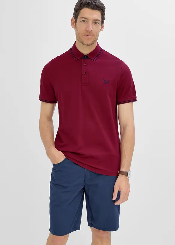 Polo en maille piqu&eacute;e 100% coton, bonprix