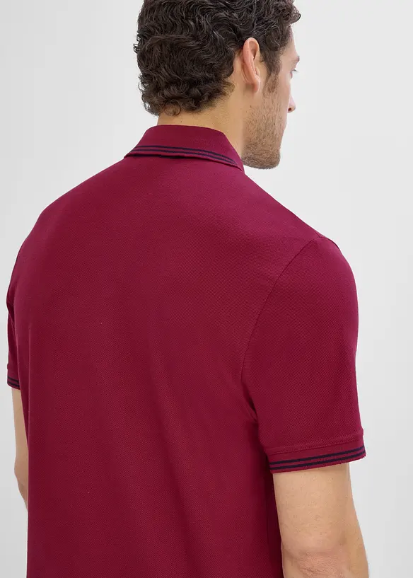 Polo en maille piqu&eacute;e 100% coton, bonprix