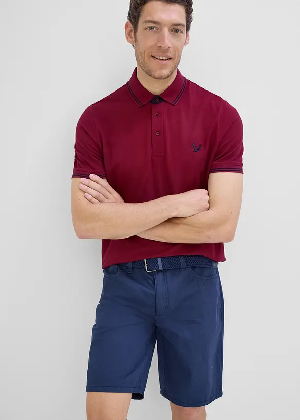 Polo en maille piqu&eacute;e 100% coton, bonprix