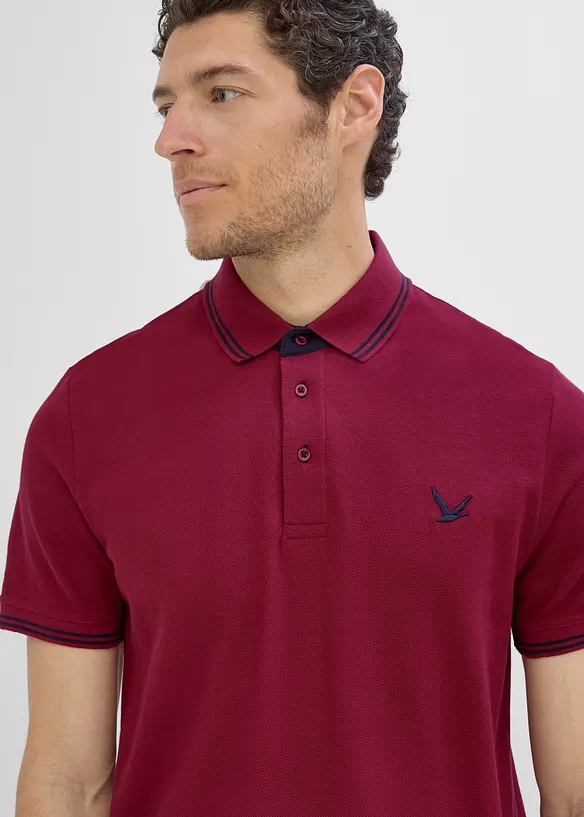 Polo en maille piqu&eacute;e 100% coton, bonprix