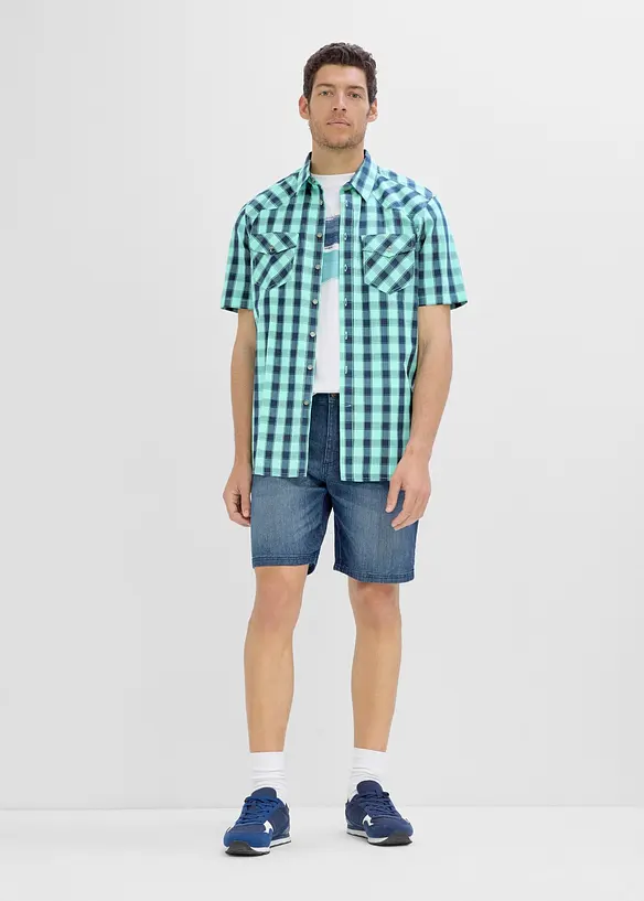 Chemise manches courtes 100% coton, bonprix