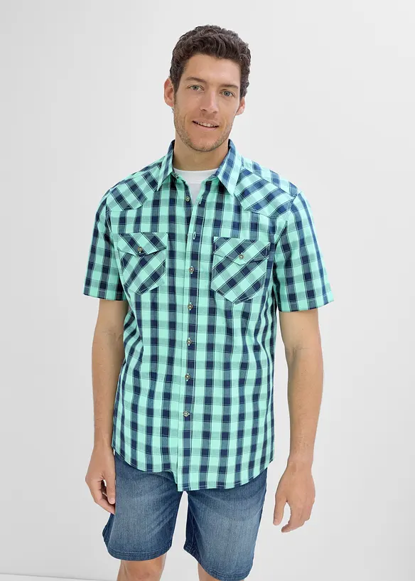Chemise manches courtes 100% coton, bonprix
