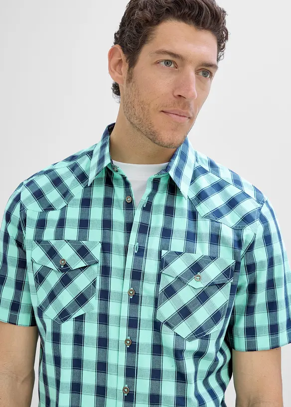 Chemise manches courtes 100% coton, bonprix