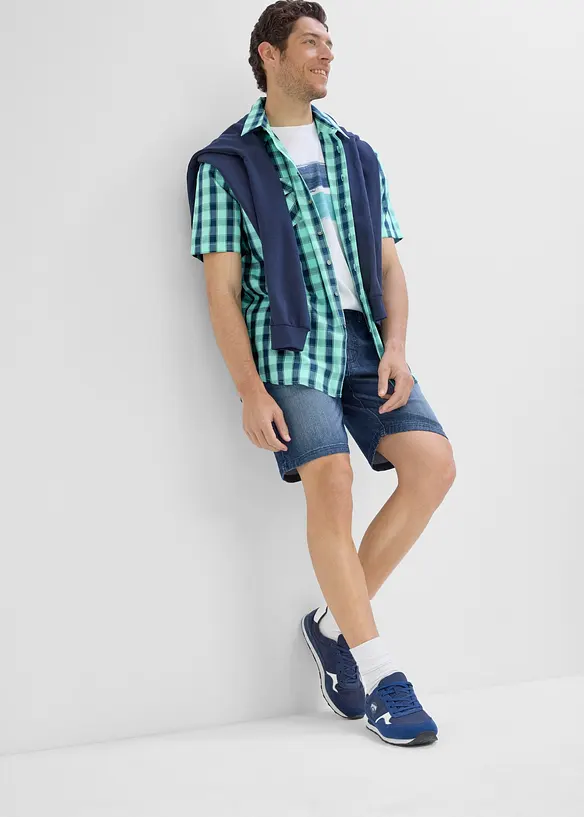 Chemise manches courtes 100% coton, bonprix