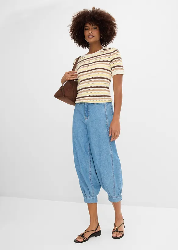 Balloon-Jeans Mid Waist, Bequembund, bonprix