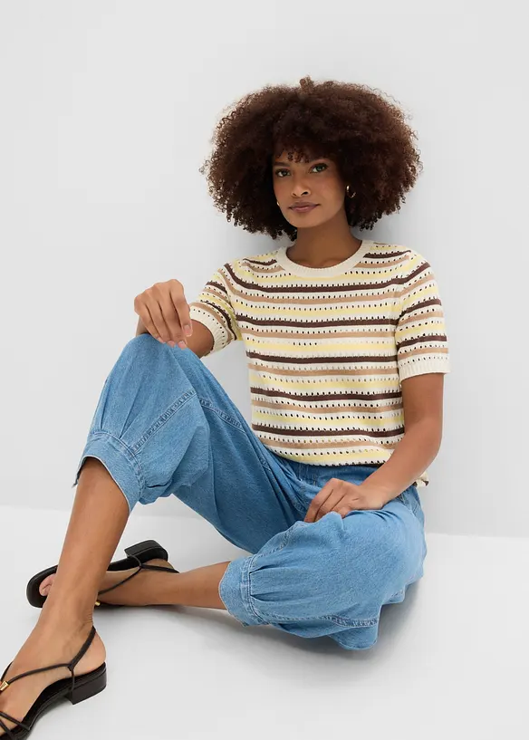 Balloon-Jeans Mid Waist, Bequembund, bonprix