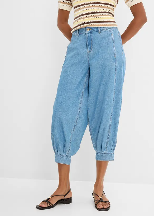 Balloon-Jeans Mid Waist, Bequembund, bonprix